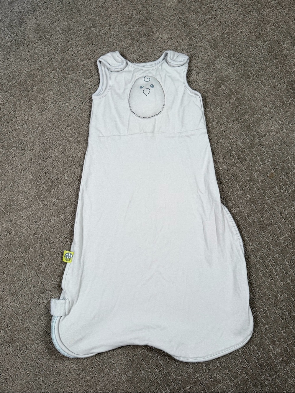 Nested Bean Zen Sleep Sack Size Medium 6-12 Months Tan/Cream